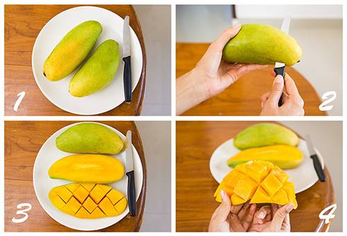 Mango serving method
