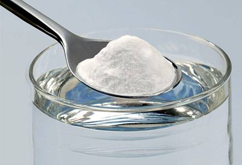 Preparació de sal sal per a la neteja de la pell