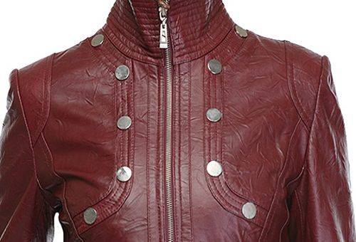 leather women's jacket