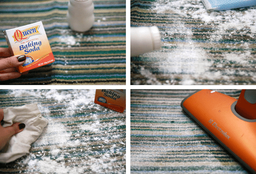 сода за почистване на килими