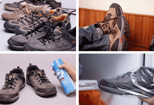 طرق إزالة رائحة الأحذية