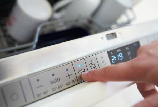 controle de máquina de lavar louça