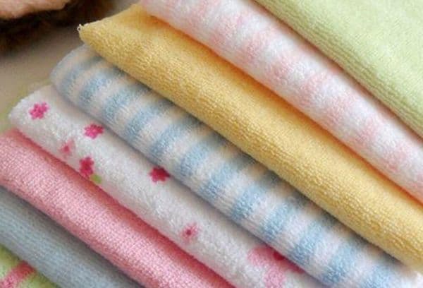 serviettes de bébé