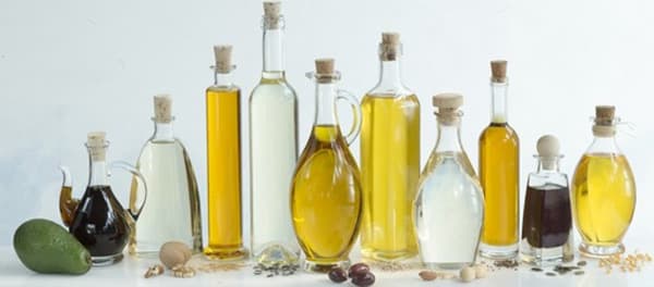 Différents types d'huile