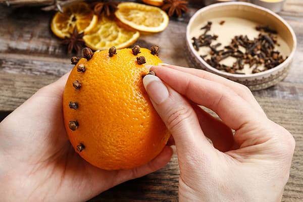 نكهة البرتقال والقرنفل