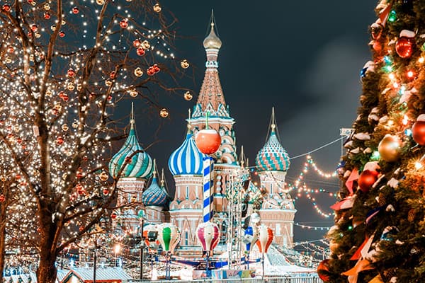 Nový rok v Moskve